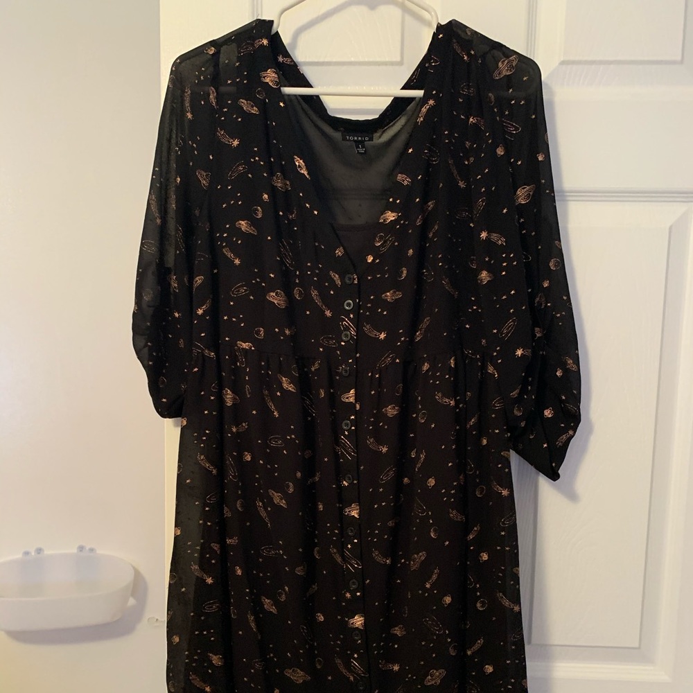 Out space dress XL